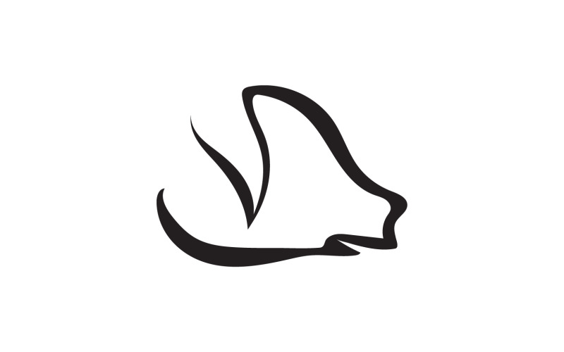 Varken hoofd dierlijk logo vector v7