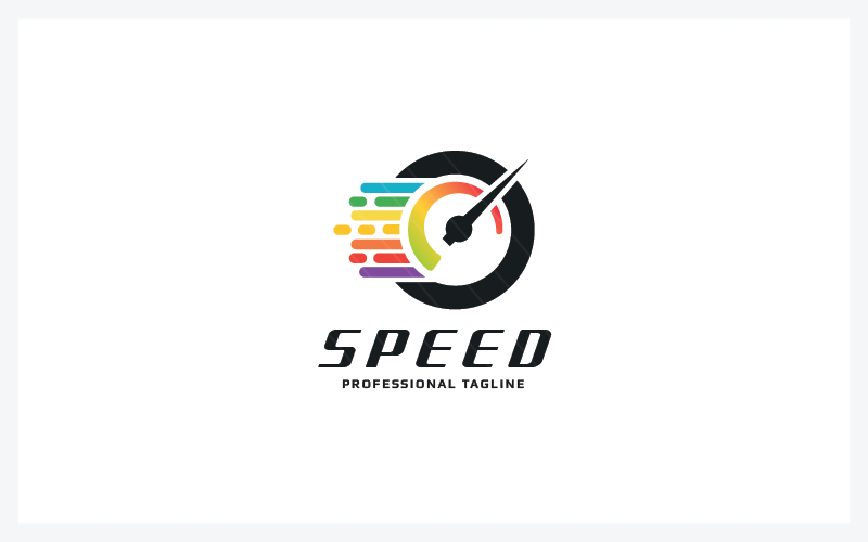 Hızlı Araba Vektör Logo Şablonu