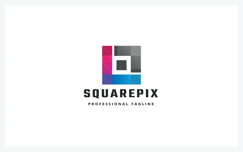 Logotipo de la tecnología Pixel Square