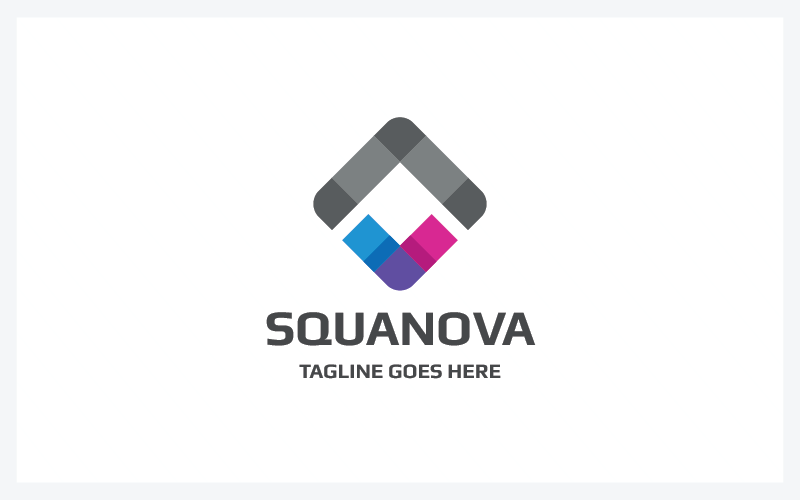 Squanova Tech Vector logotypmall
