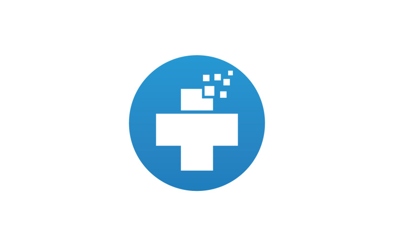 Croix médicale logo hôpital vecteur v10