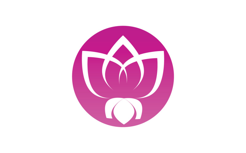 花莲花美丽标志v1