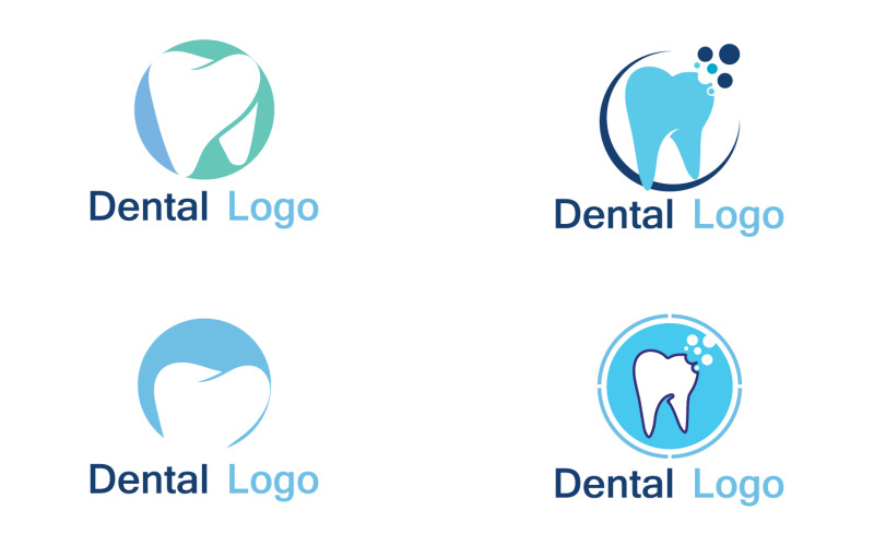 Santé soins dentaires dentis logo vecteur v30