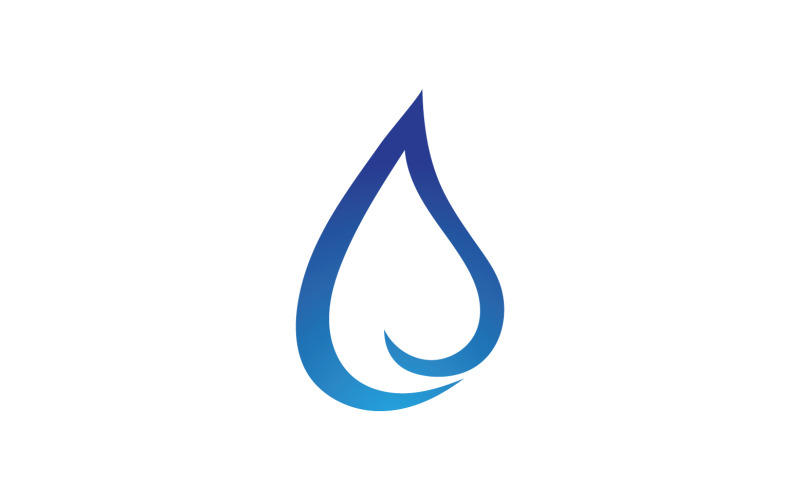 Acqua aqua goccia natura logo vettoriale v4