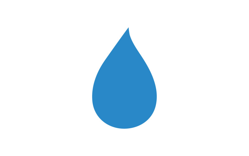 Vetor de logotipo de natureza de gota de água aqua v5