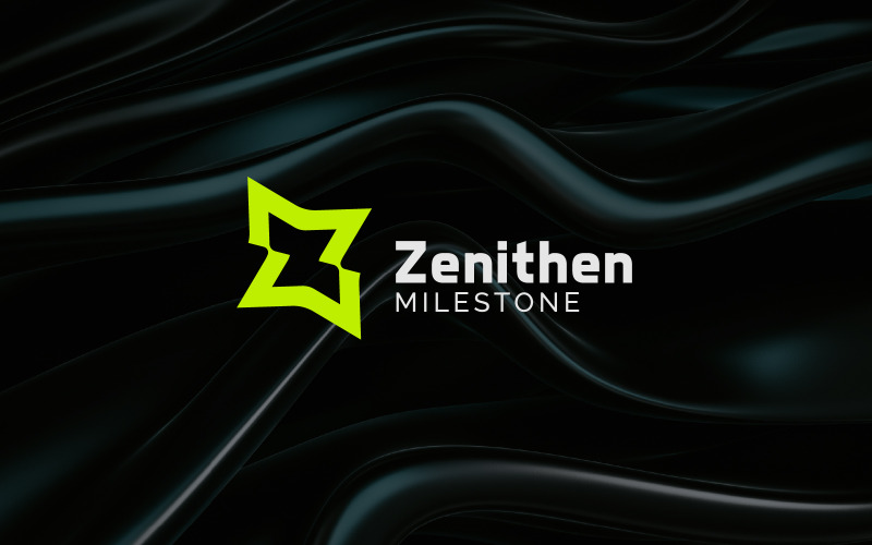 Modelo de design de logotipo de marca de letra ZMW