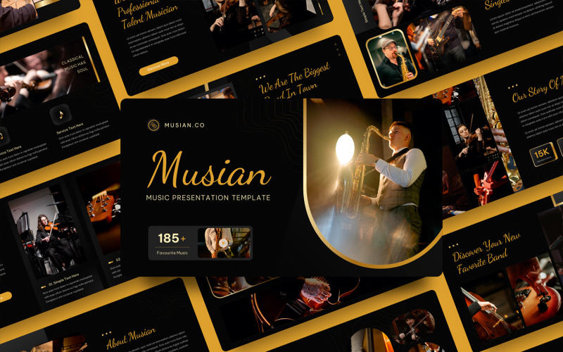 Musian - Music PowerPoint Template