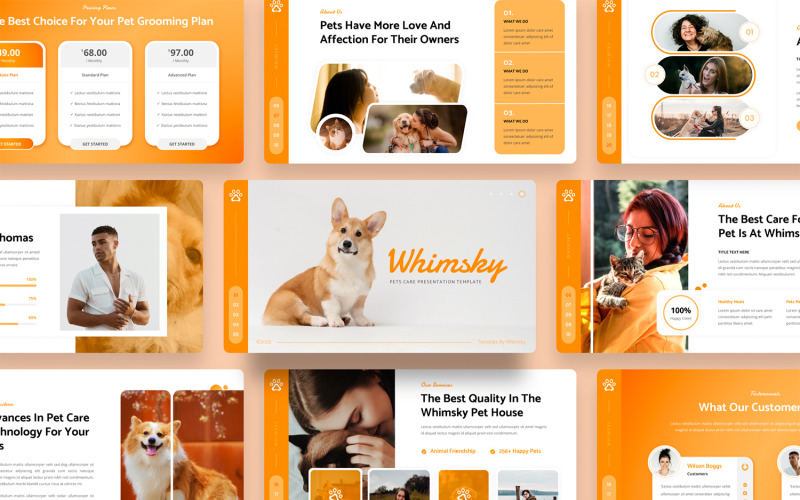 Whimsky – Keynote-Vorlage für die Tierpflege