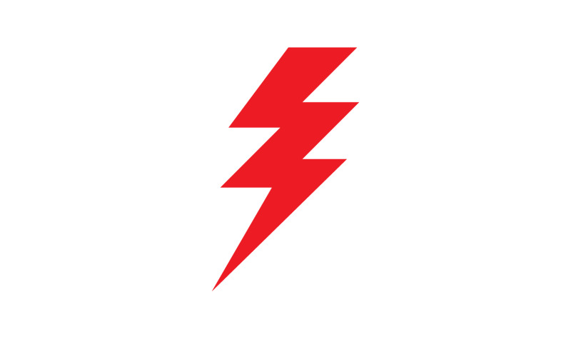 Логотип вектора молнии Strom Thunderbolt v17