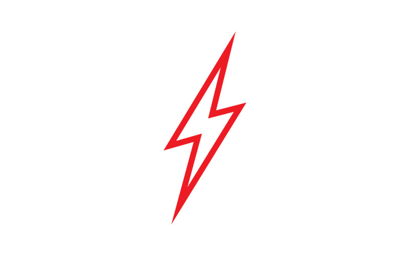 Strom bliksemschicht bliksem vector logo v21