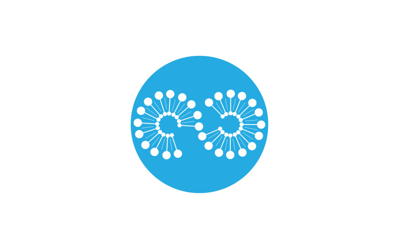 Paardebloem bloem schoonheid logo vector v22