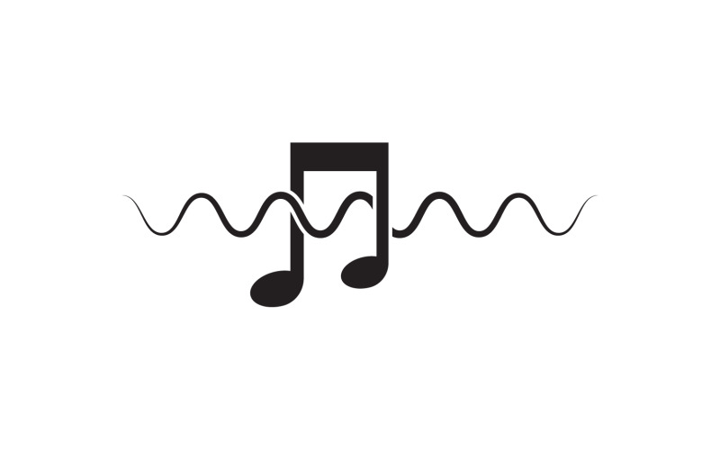 Pictogramlogo voor app voor muziekgeluidsspeler v1