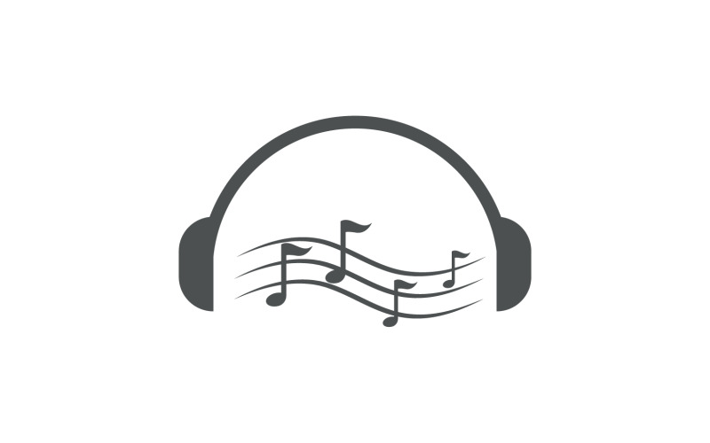 Pictogramlogo voor app voor muziekgeluidsspeler v7