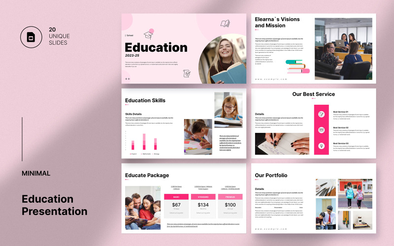 Zaprojektuj szablon prezentacji edukacji
