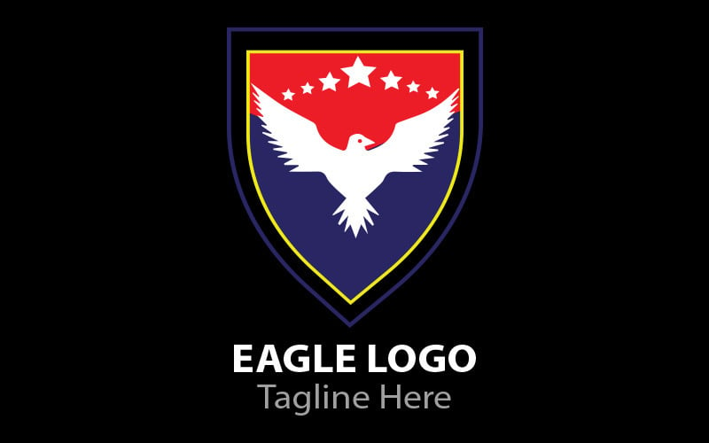 Eagle Batch logó sablon design