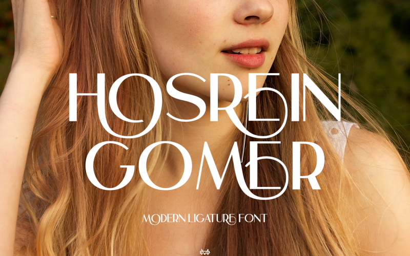 Hosrein Gomer - Лігатурний шрифт
