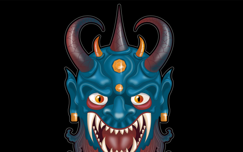 Japan Monster Vector Illustration