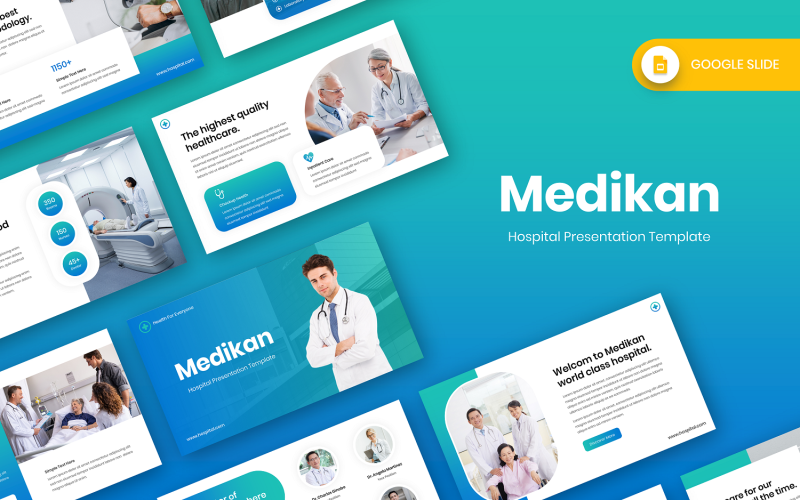 Medikan - modelo de apresentação do Google para hospitais