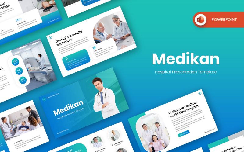 Medikan-医院PowerPoint模板
