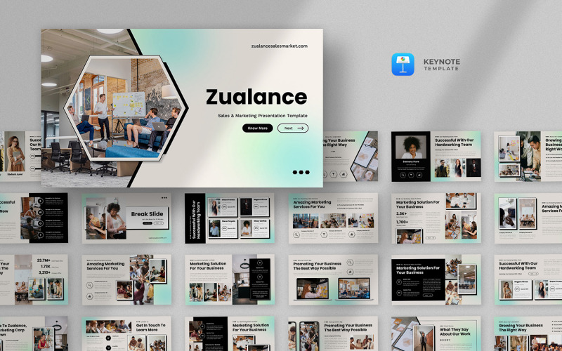 Zualance - Modello di nota chiave di marketing delle vendite
