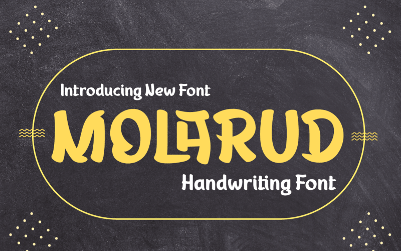 MOLARUD | Handskriftsdisplay