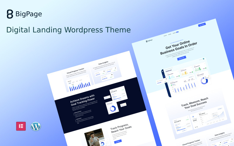 Bigpage - Tema Wordpress de desembarque de produto digital