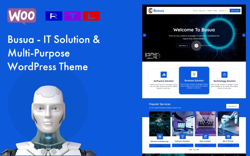 Busua - IT 解决方案和多用途 WordPress 主题