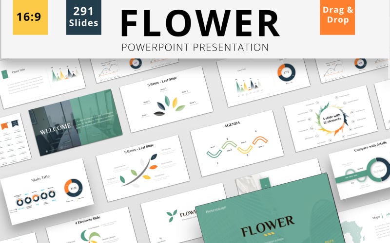 Çiçek - Çok Amaçlı PowerPoint Şablonu