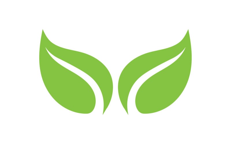 Eco verde naturaleza árbol elemento logo v.5