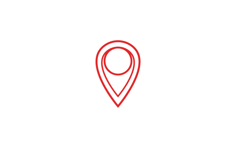 Compartilhamento do logotipo do ícone de localização do Maps v.6