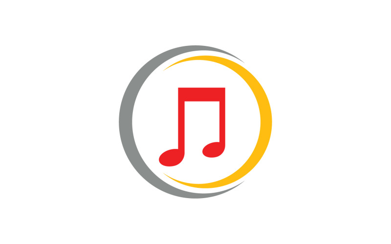 Logo ikony aplikace hudebního zvukového přehrávače v.5