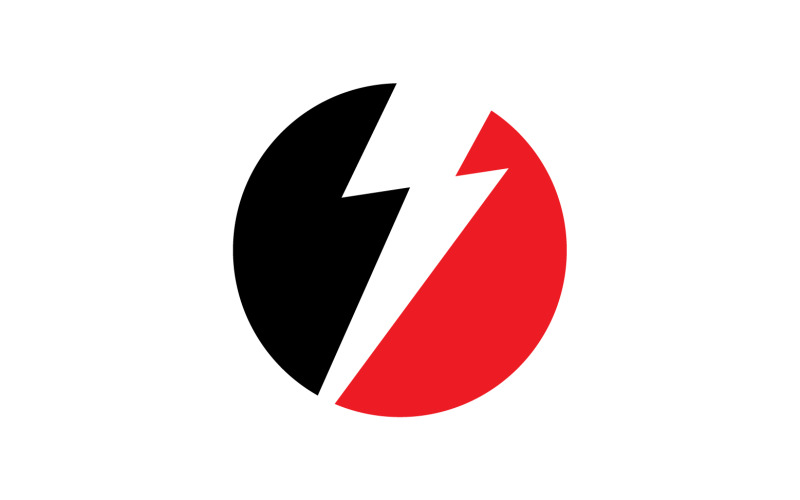 Логотип вектора молнии Strom Thunderbolt v.34