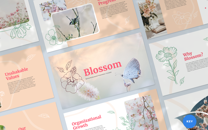 Blossom - Spring Multipurpose Presentation Keynote Template