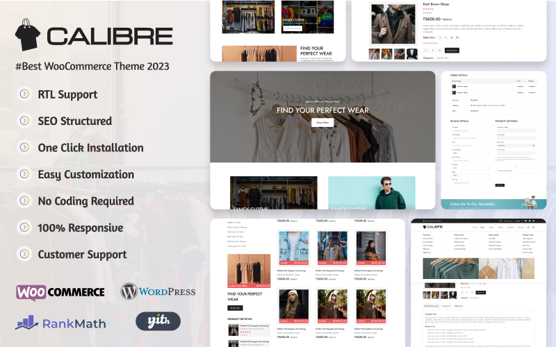 Kaliber | WooCommerce WordPress-thema