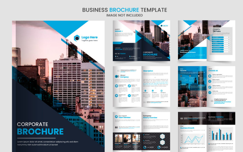 design brochure profilo aziendale, design creativo brochure. Uso multiuso