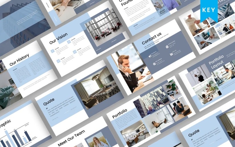 Gravity - Keynote Presentation Template - TemplateMonster