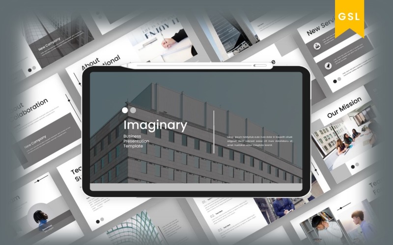 Imaginär – Google-Folienvorlage für Unternehmen