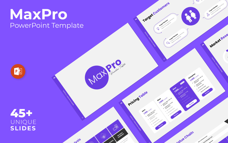 MaxPro — szablon prezentacji programu PowerPoint