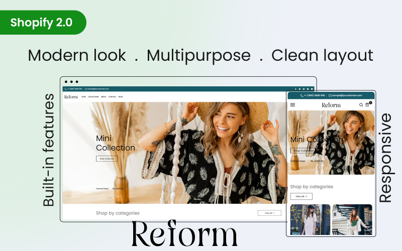 Hervorming - Beste kleding Sopify-thema