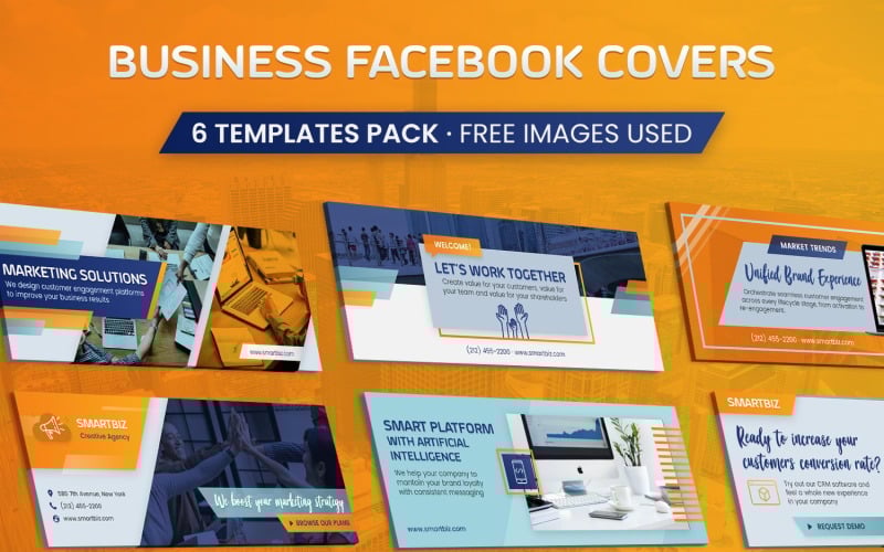 Portadas para empresas y empresas en Facebook
