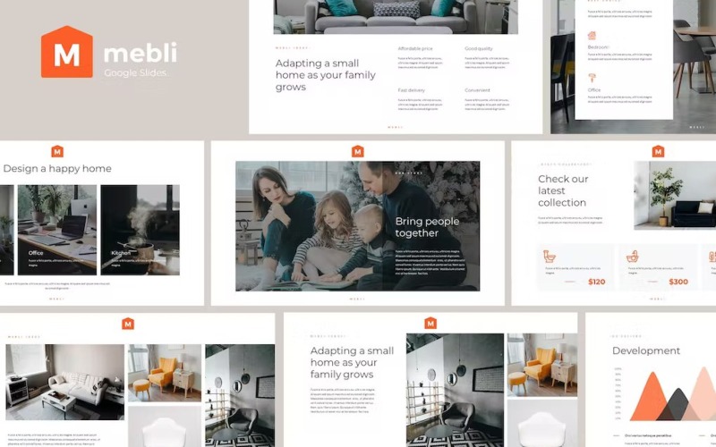 MEBLI - 简单而优雅的 Google 幻灯片