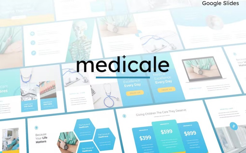 Medycyna — medyczny szablon prezentacji Google