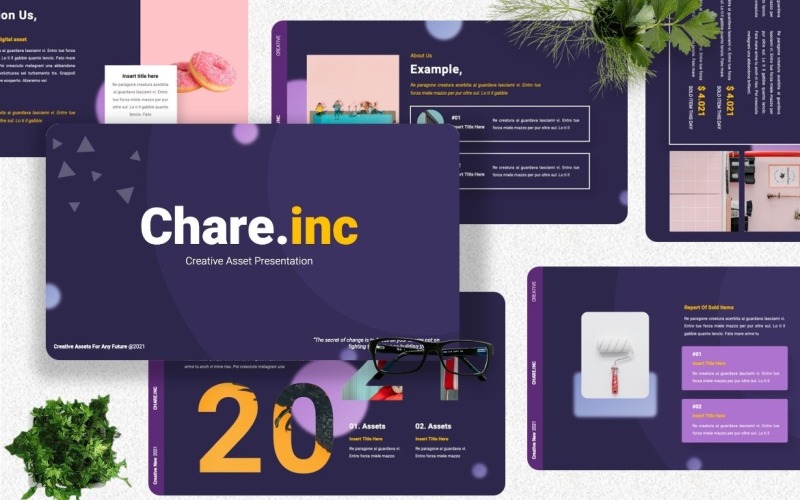 Chare – Kreative digitale Googleslide-Vorlage