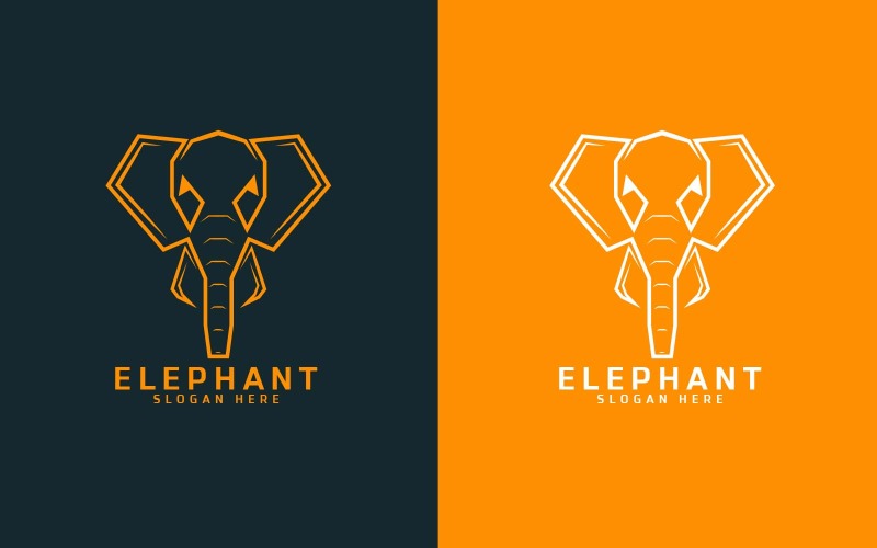 Elephant Tech Logo-ontwerp - merkidentiteit