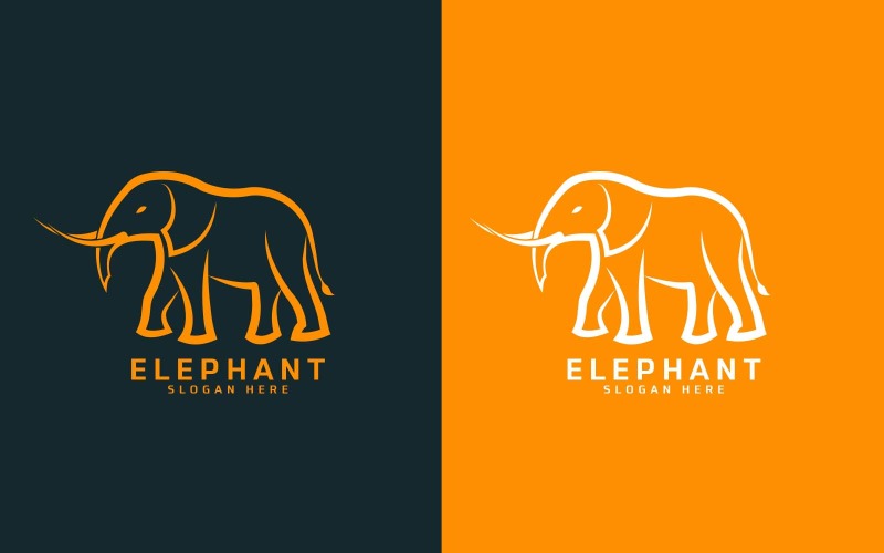 Neues Elefanten-Logo-Design – Markenidentität