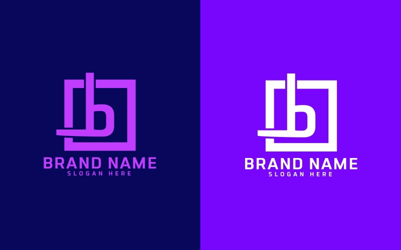 B letter Logo Design Brand Identity TemplateMonster