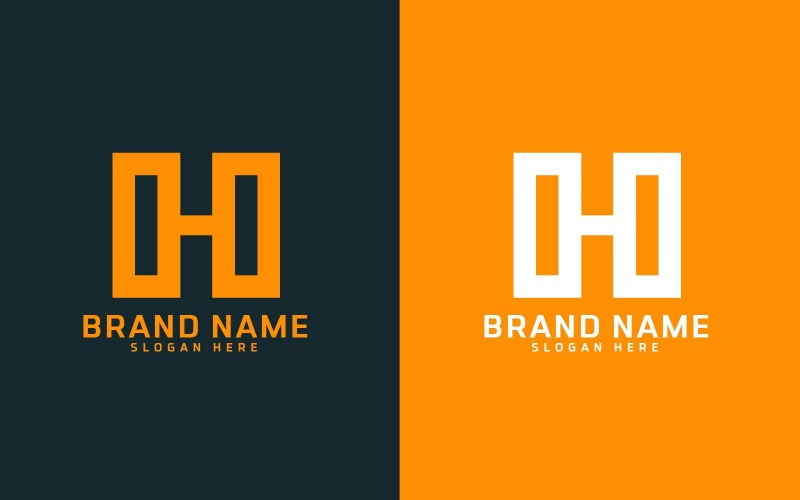 Буква H Дизайн Логотипа Бренда - Фирменный стиль