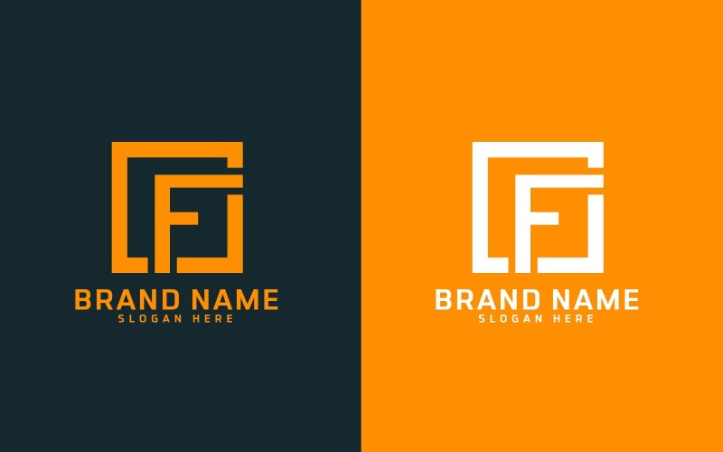 Design de logotipo da letra F da marca - Identidade da marca