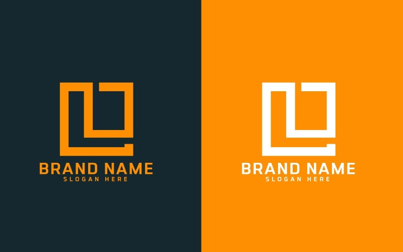 Design de logotipo da letra L da marca - Identidade da marca