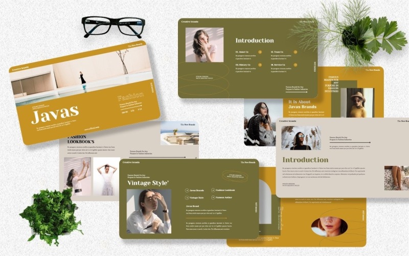 Javas – Fashion Creative Googleslide-Vorlage